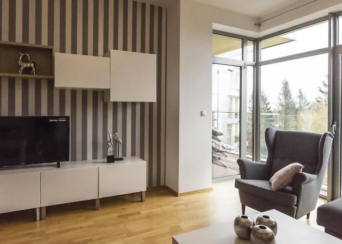 Apartamenty Kolobrzegu 50 Premium Widok Park Blisko Morza Plaza