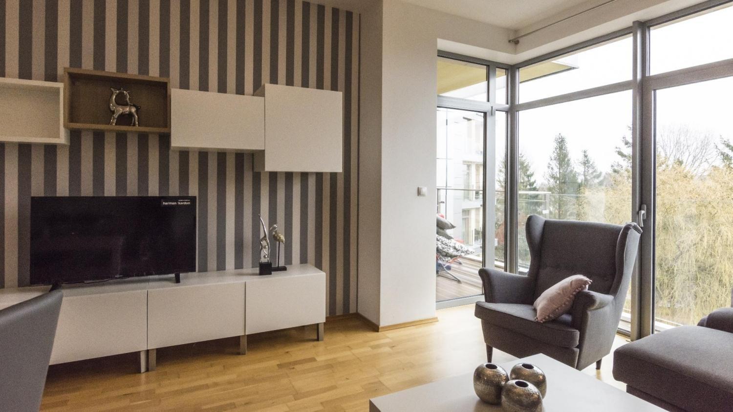 Kolobrzegu 50 Premium Widok Park Blisko Morza Plaza Apartament